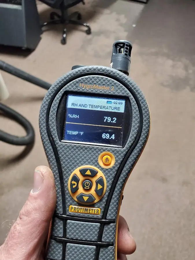 Moisture meter humidity assessment for Fire & Smoke Damage Restoration in Delafield